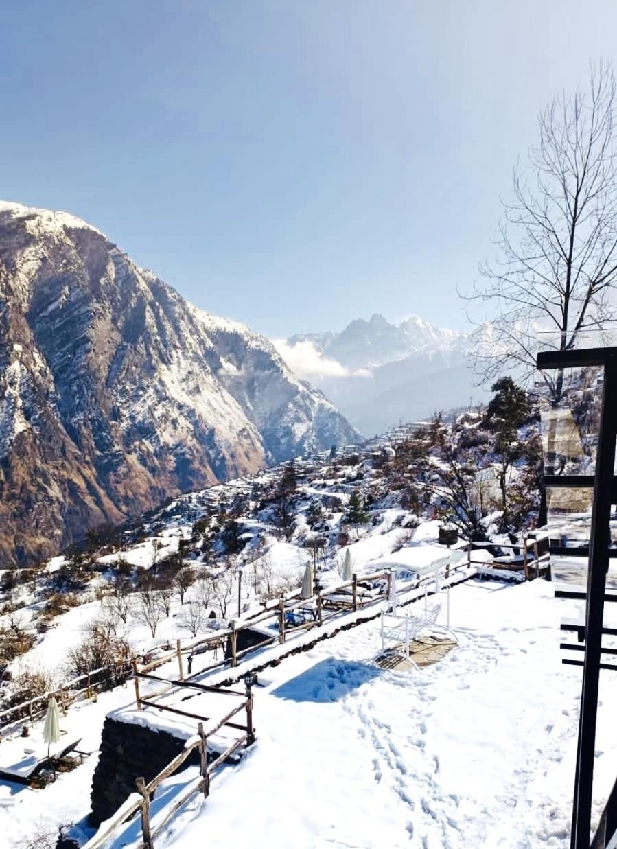 Faraway Cottages, Auli Joshīmath Esterno foto